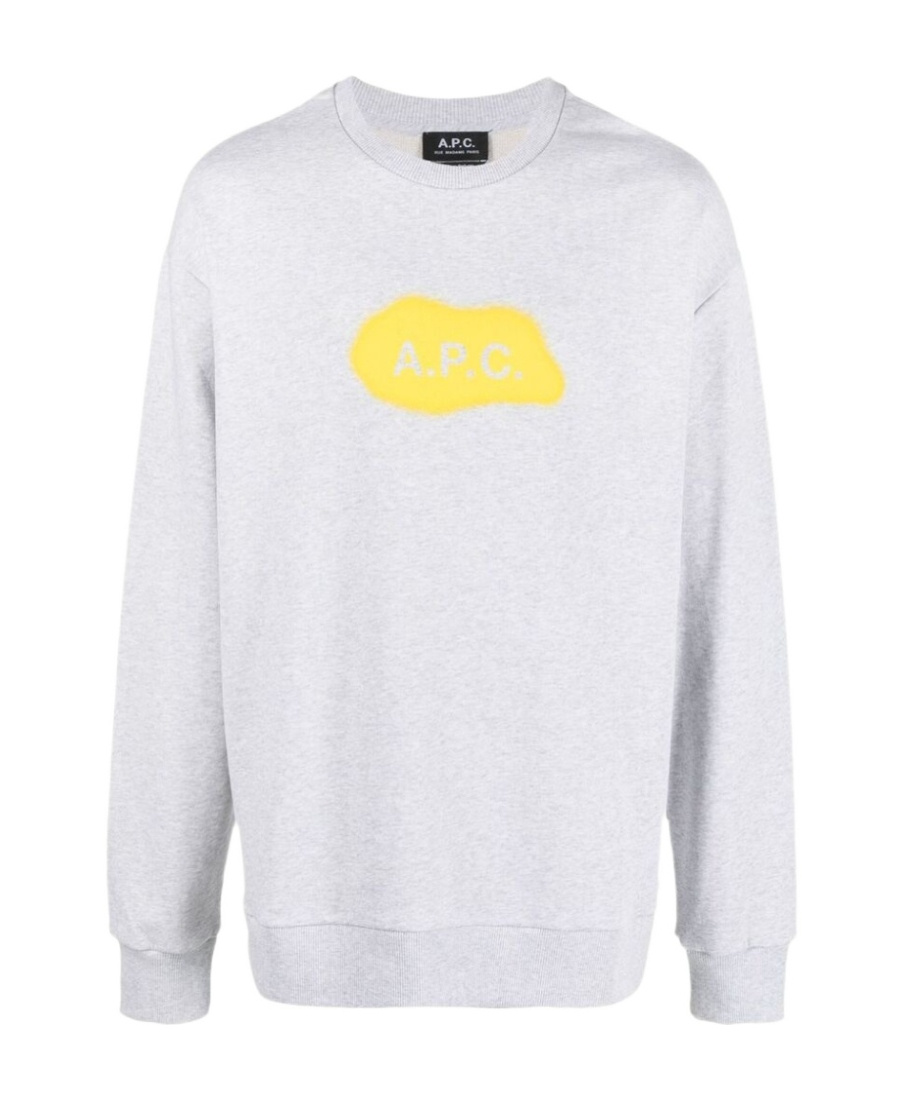 Apc Alastor Spray-paint Sweatshirt In White