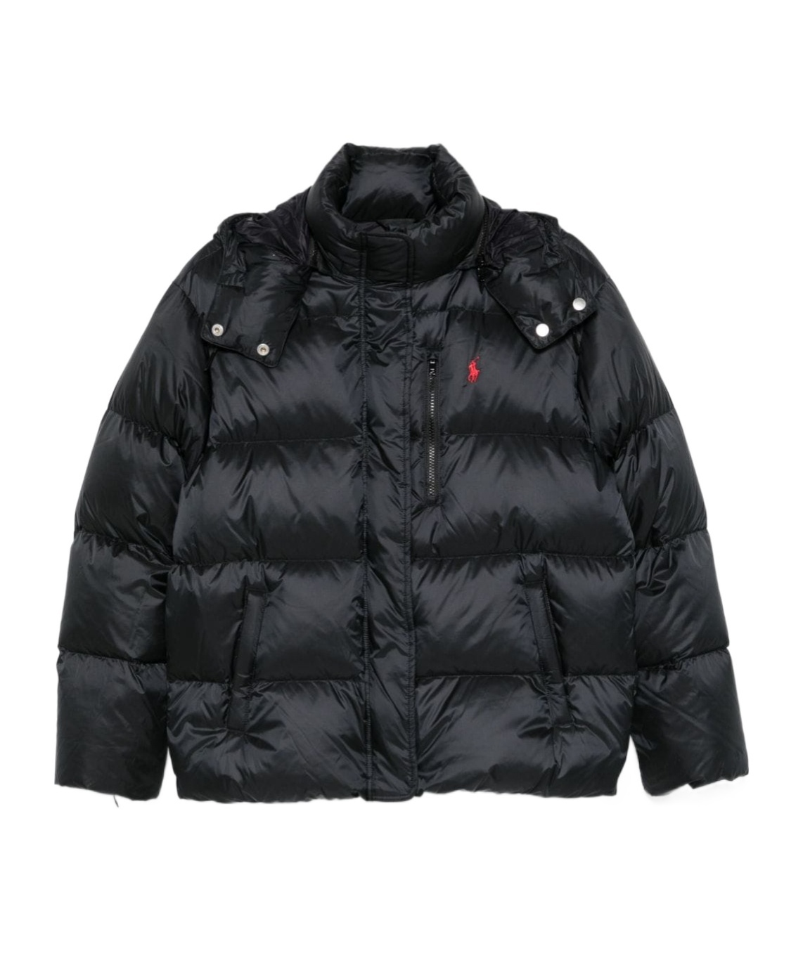 Polo Ralph Lauren Quilted Puffer Jacket In Black