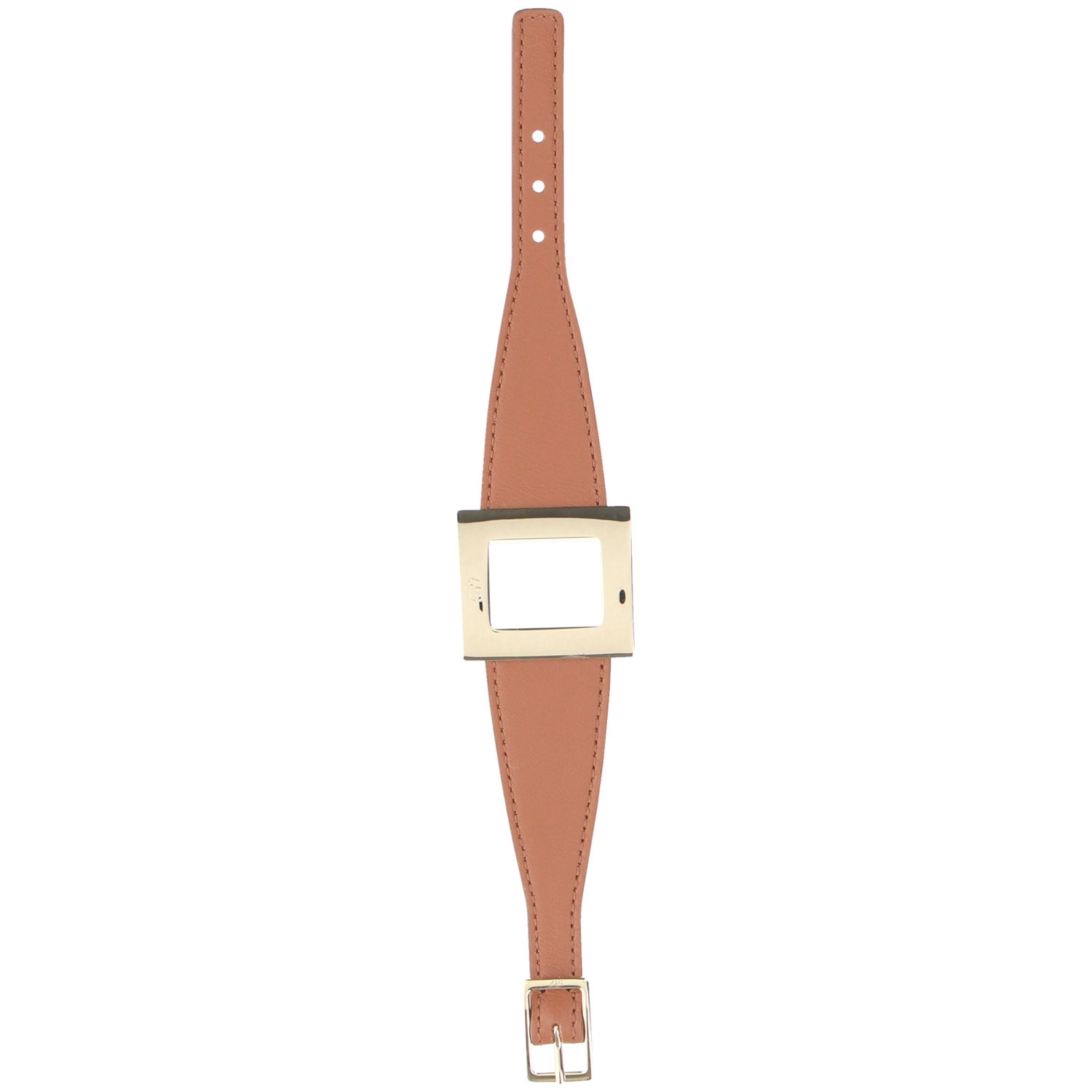 Roger Vivier Brown Strap In Pink