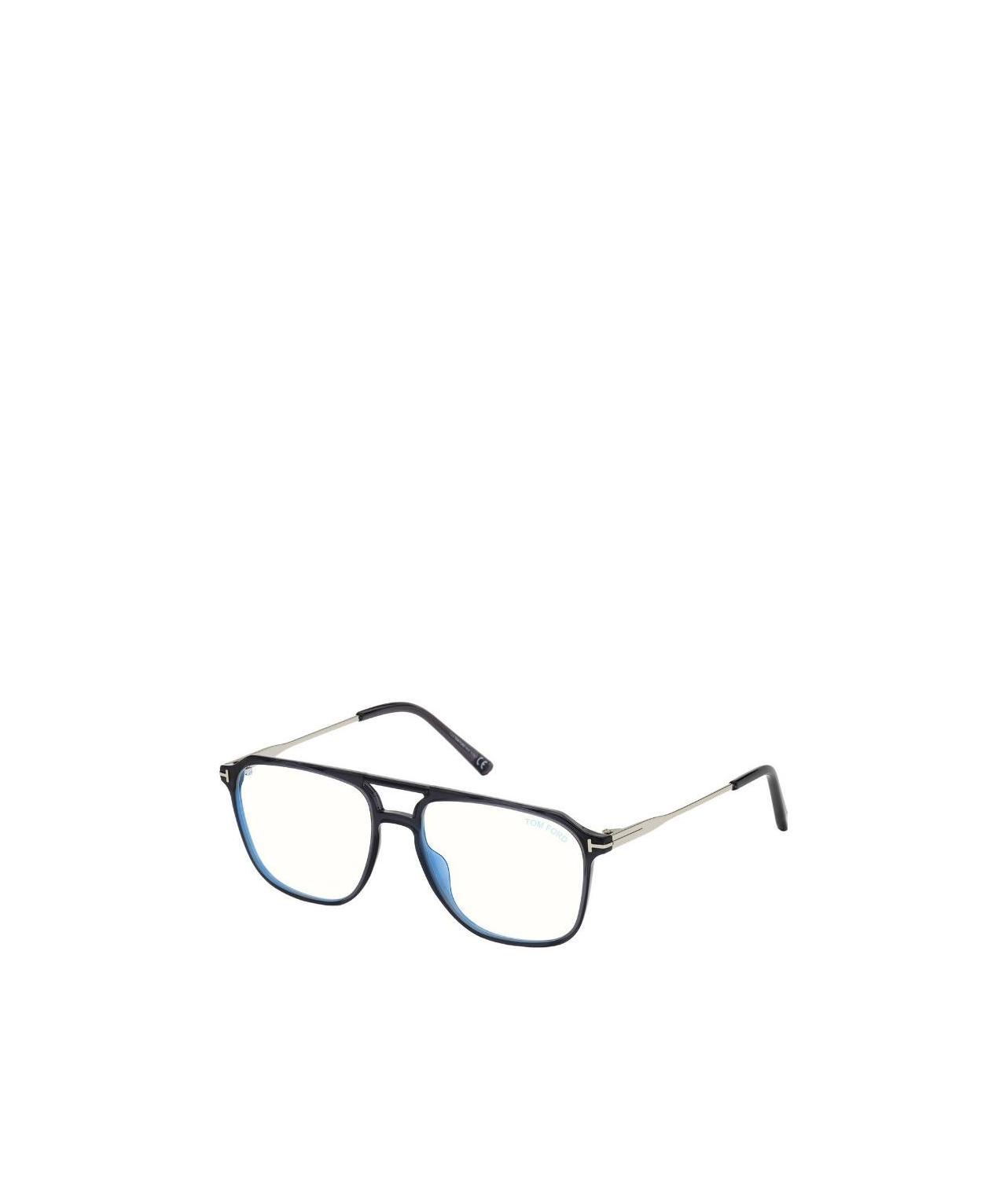 Tom Ford Eyewear Pilot-frame Glasses In Blue
