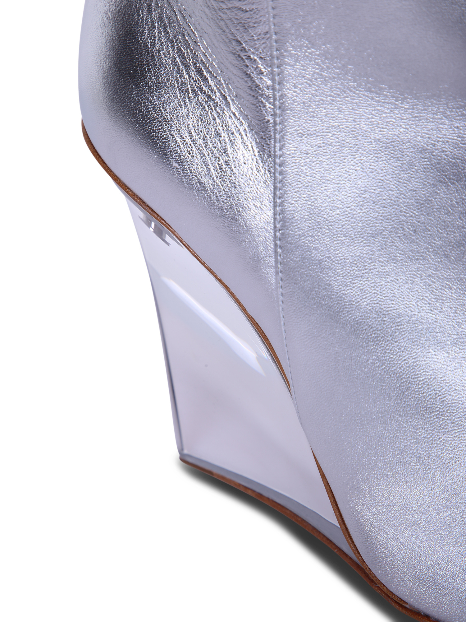 Dsquared2 Metal Ankle Boots In Metallic