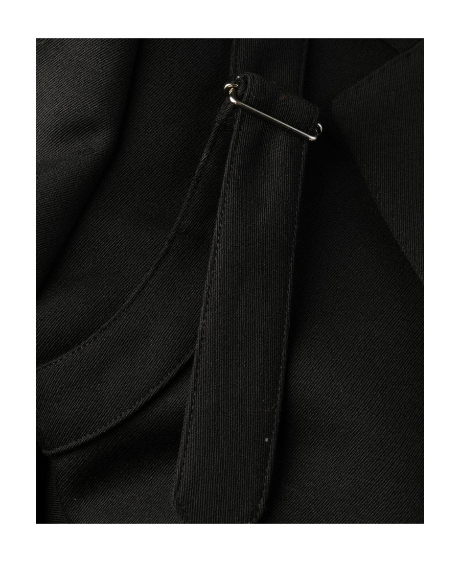 Alexander Mcqueen Single-breasted Tailored Wool Coat In Black