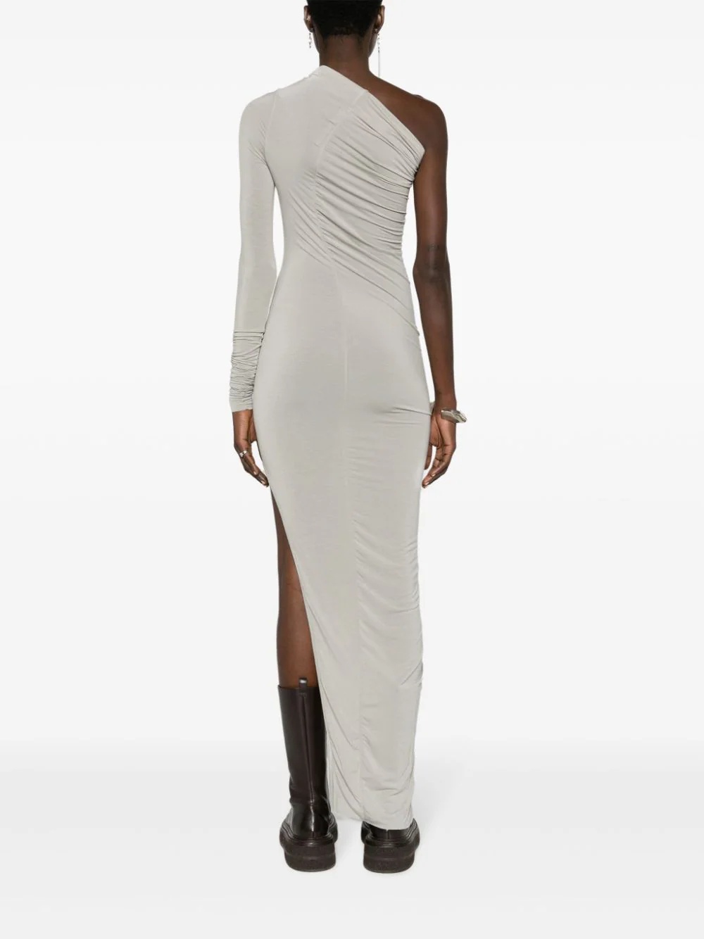 Rick Owens Sivaan Ziggy One-shoulder Gown In Nude