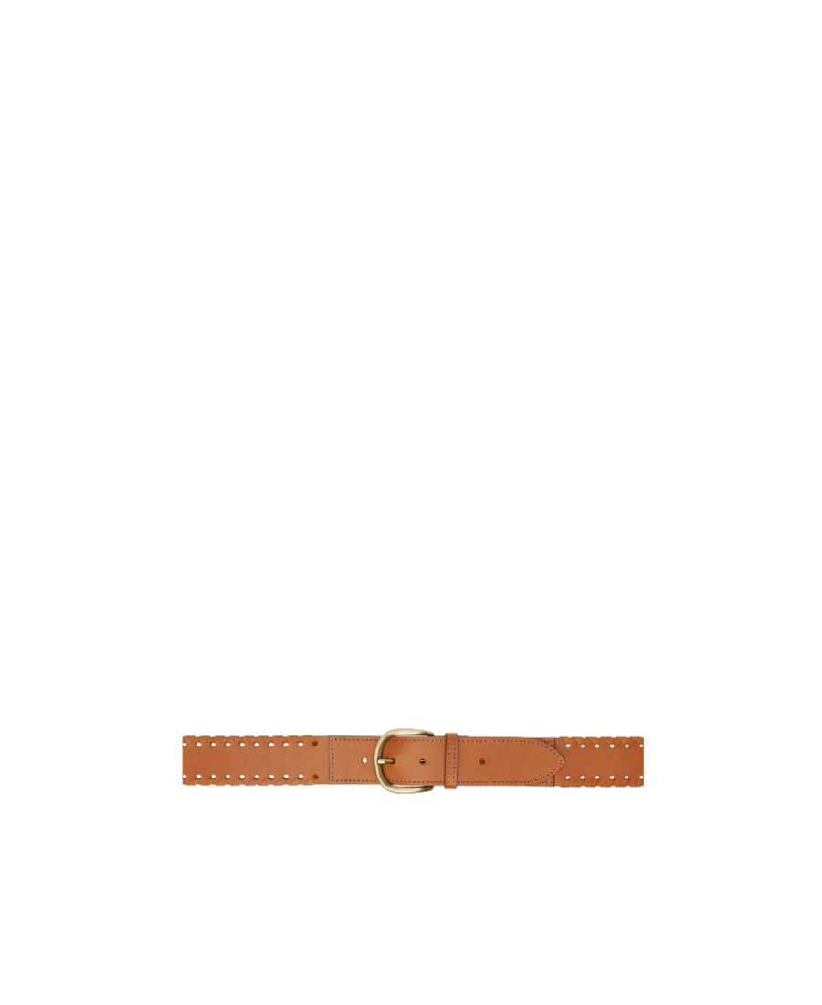 Isabel Marant Stud-detail 40mm Belt In Orange