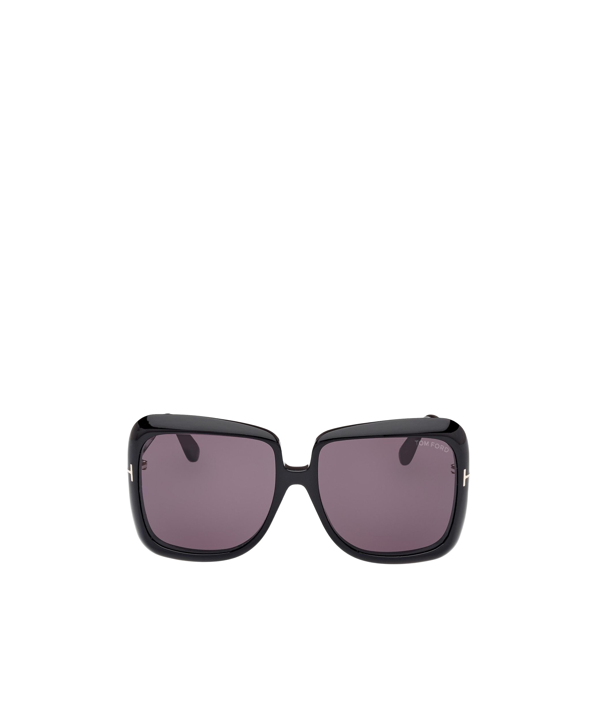Tom Ford Eyewear Lorelai Oversized Frame Sunglasses In Gray