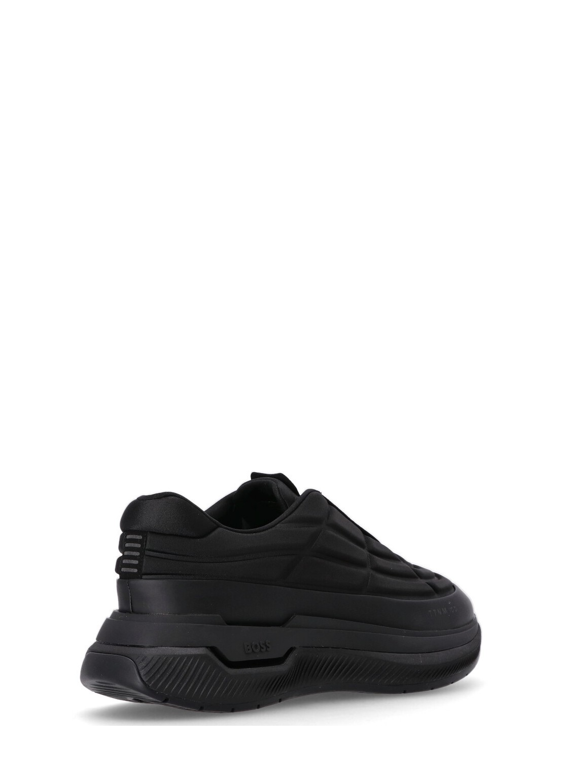 Hugo Boss Void Quilted Sneakers In Black
