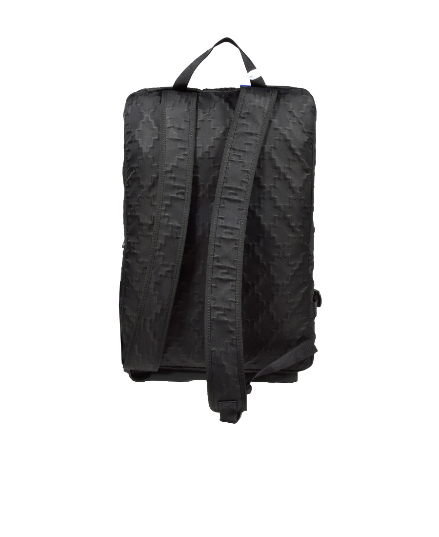 MARCELO BURLON COUNTY OF MILAN LOGO-PATCH EMBOSSED BACKPACK 