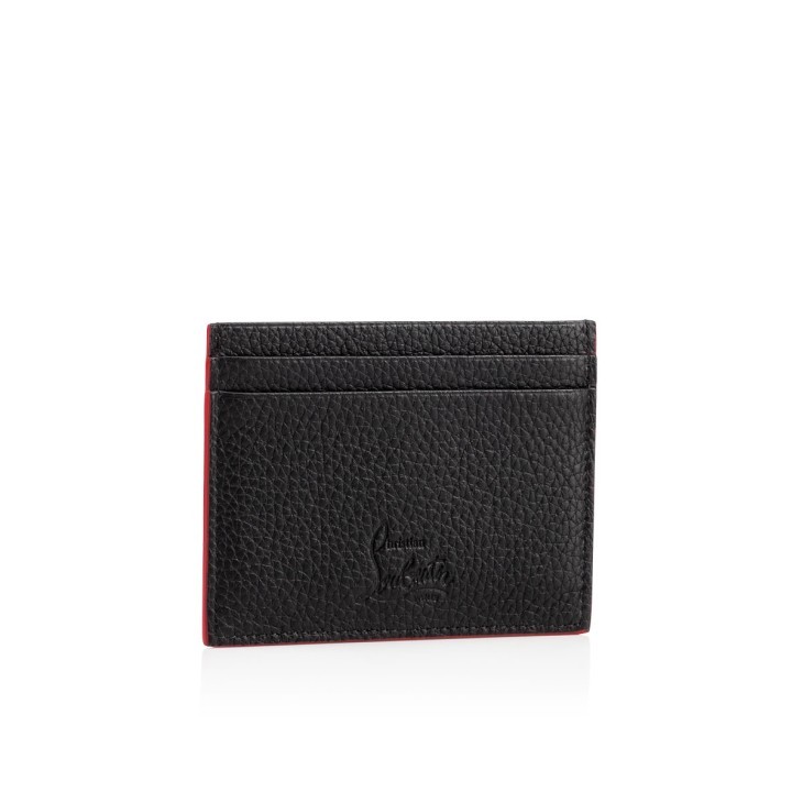 Christian Louboutin Kios Card Holder In Brown