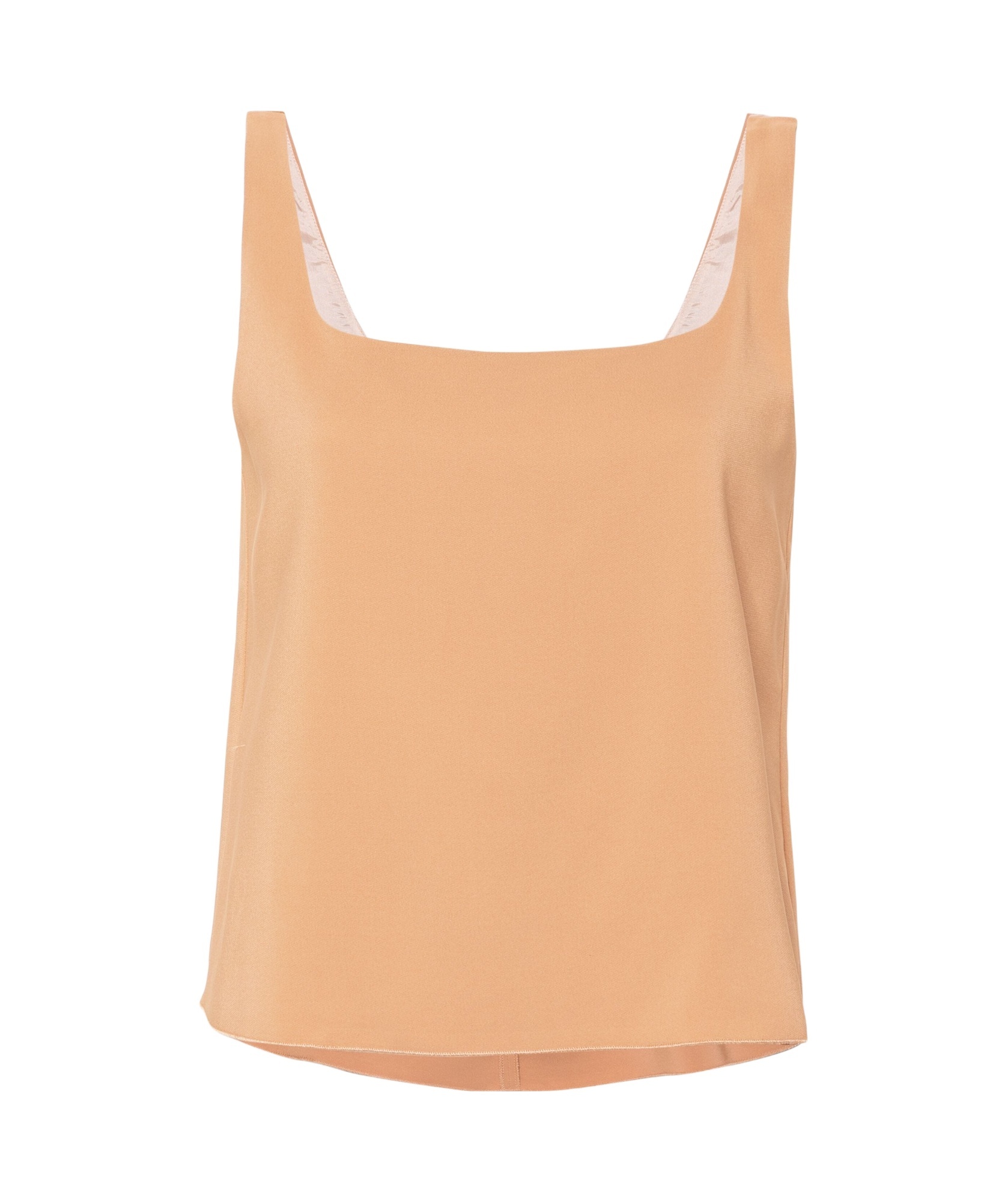 Shop Forte Forte Crepe Sleeveless Blouse In Nude