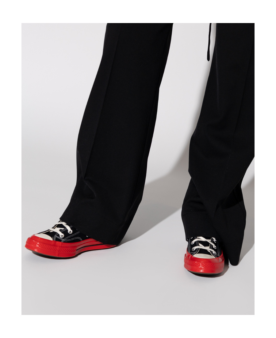 Comme Des Garçons Play X Converse 'chuck 70 Hi' Casual Sneakers In Black