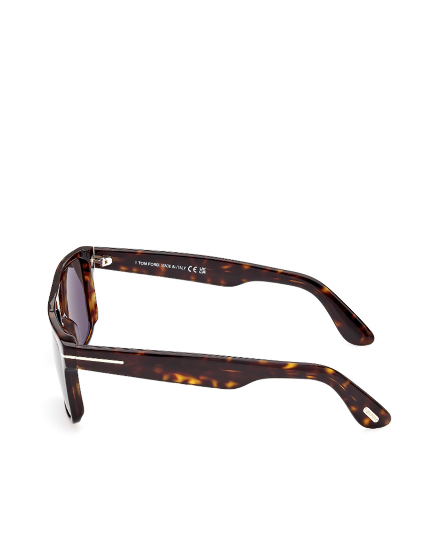 Tom Ford Square-frame Tortoiseshell Sunglasses In Gray