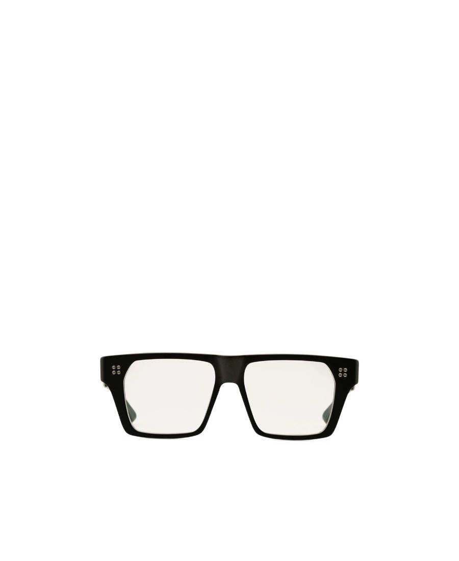 Dita Eyewear Geometric Frame Flat Mirror In White