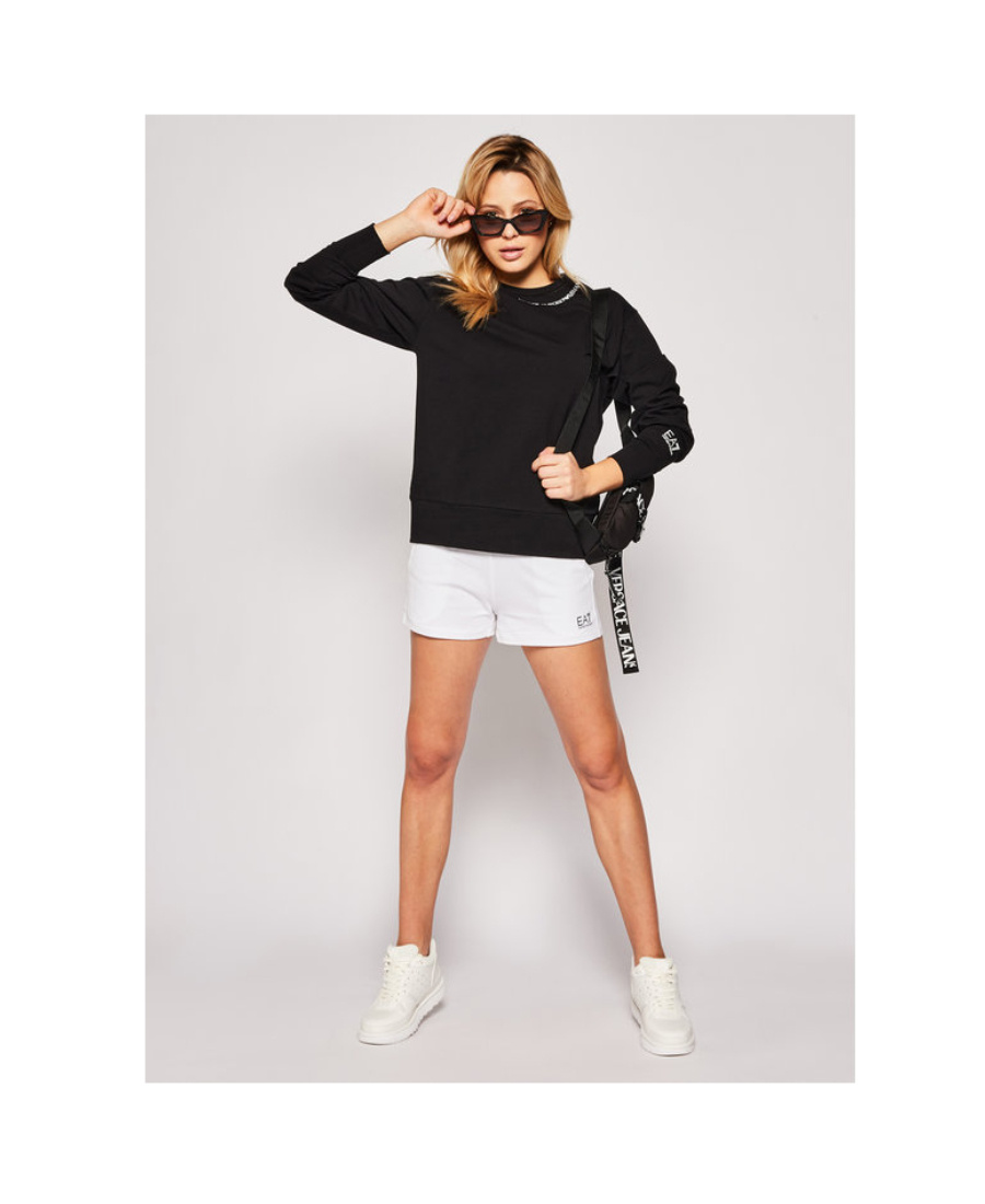 EA7 LOGO LONG-SLEEVED SWEATER