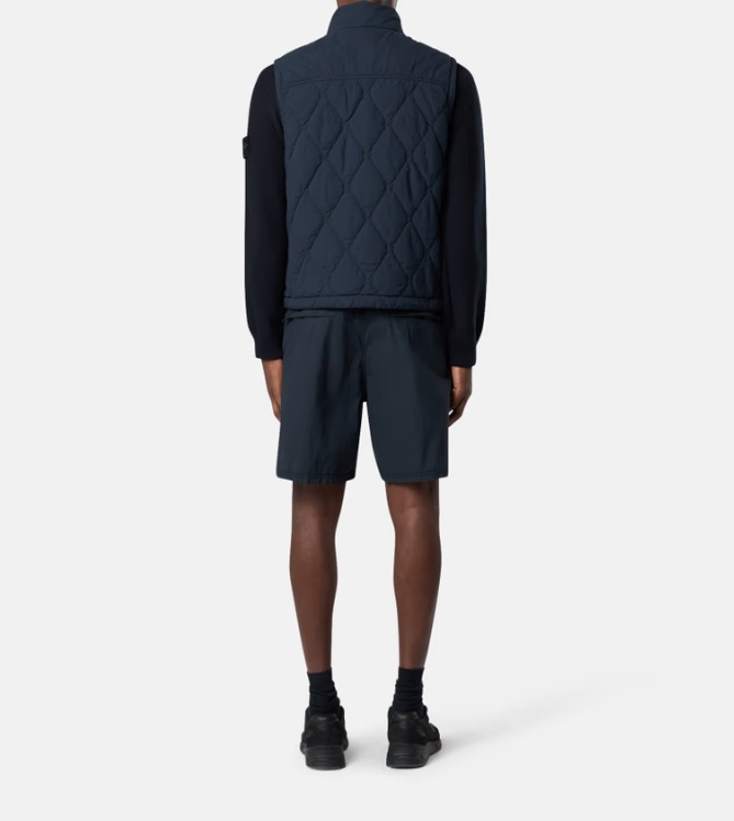 STONE ISLAND PADDED VEST WITH SOFT FEEL AND ANTI-DROP