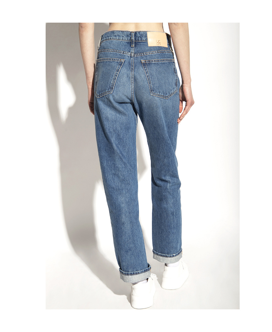 Ulla Johnson Logo Jeans In Blue