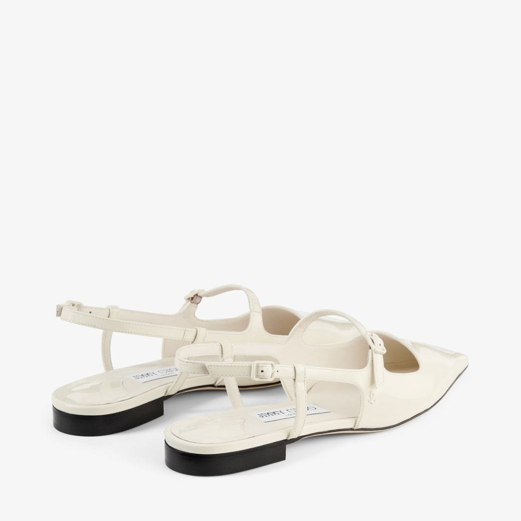 Jimmy Choo Didi Ballet Flats In White