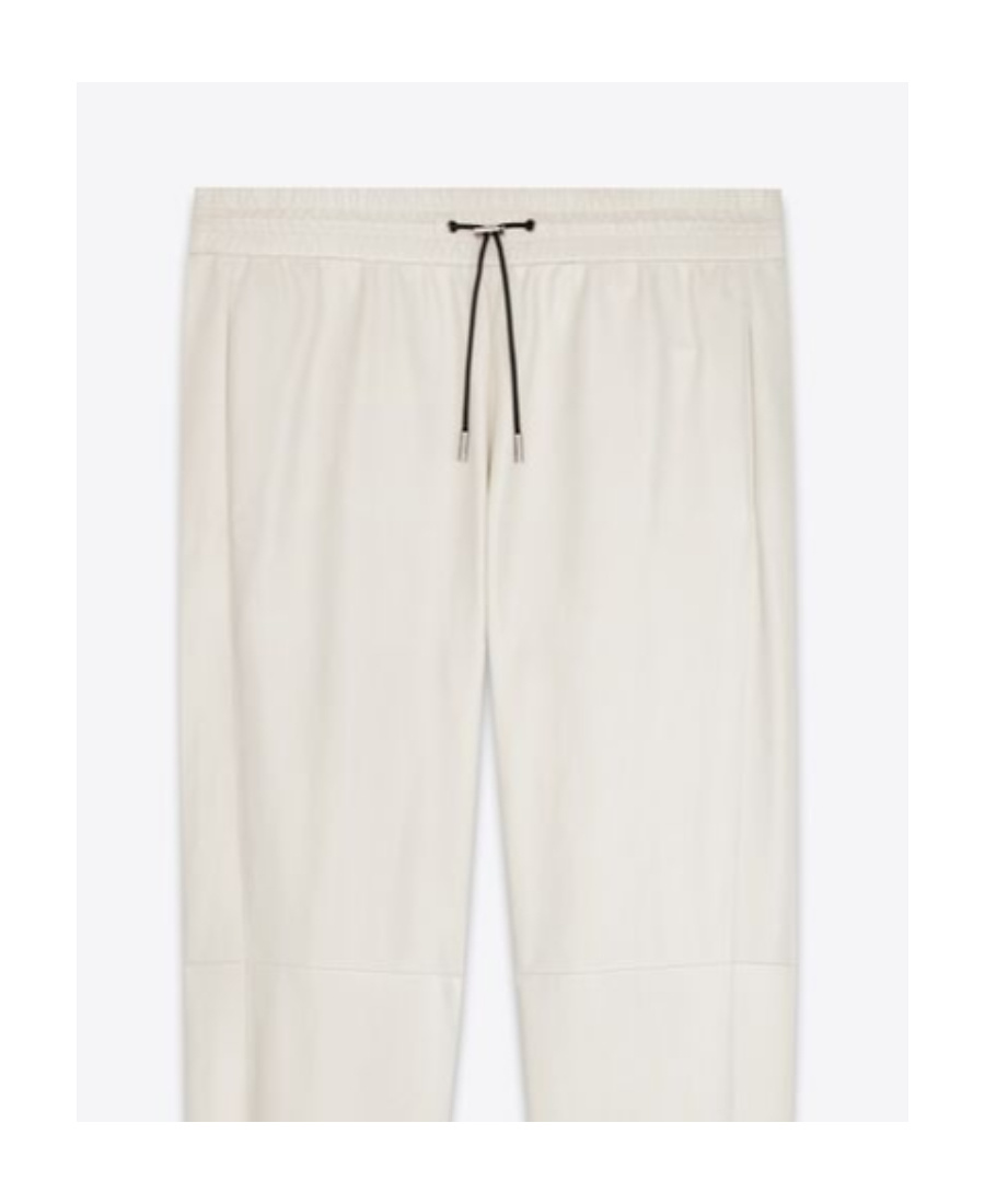 Saint Laurent Rope Sweatpants In White