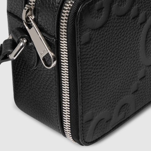 Gucci Double G Super Mini Shoulder Bag In Black