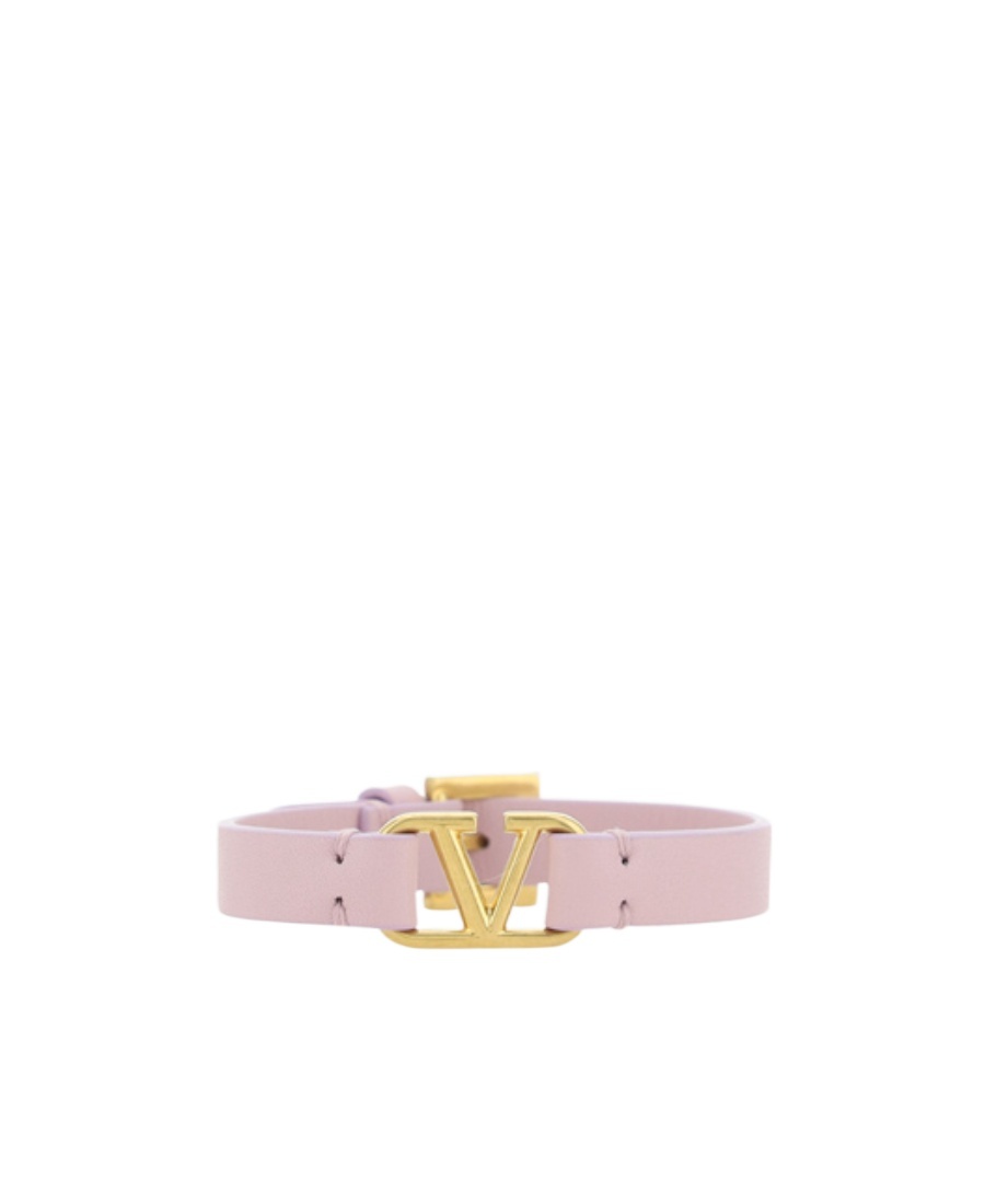 VALENTINO GARAVANI VLOGO SIGNATURE LEATHER BRACELET 