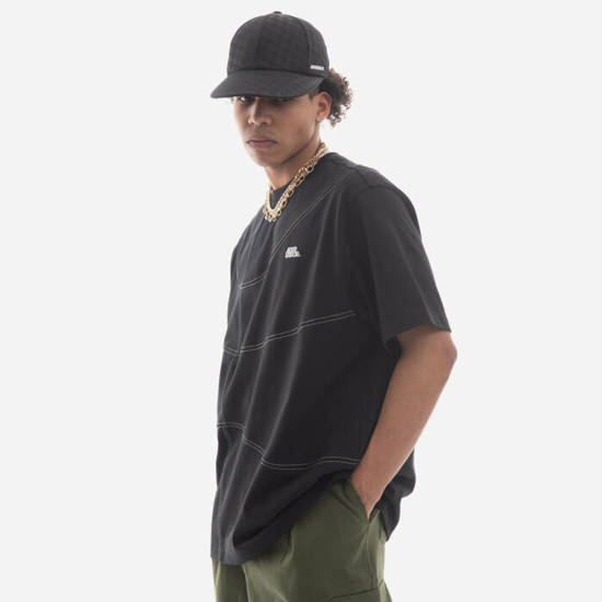 Ader Error Logo Short-sleeved T-shirt In Black