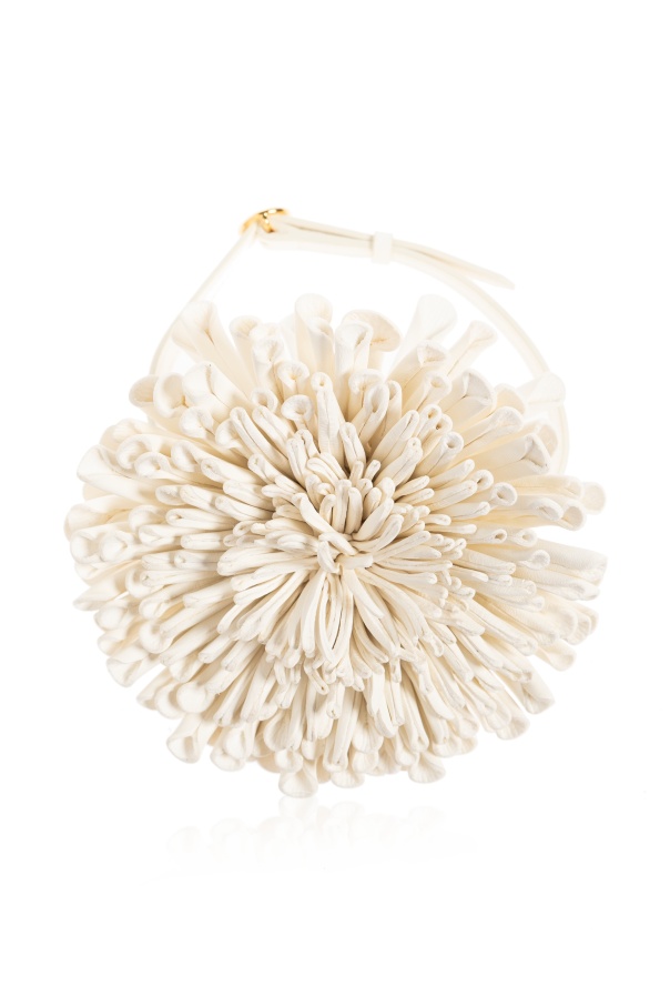 Alaïa Flower Choker In Neutral