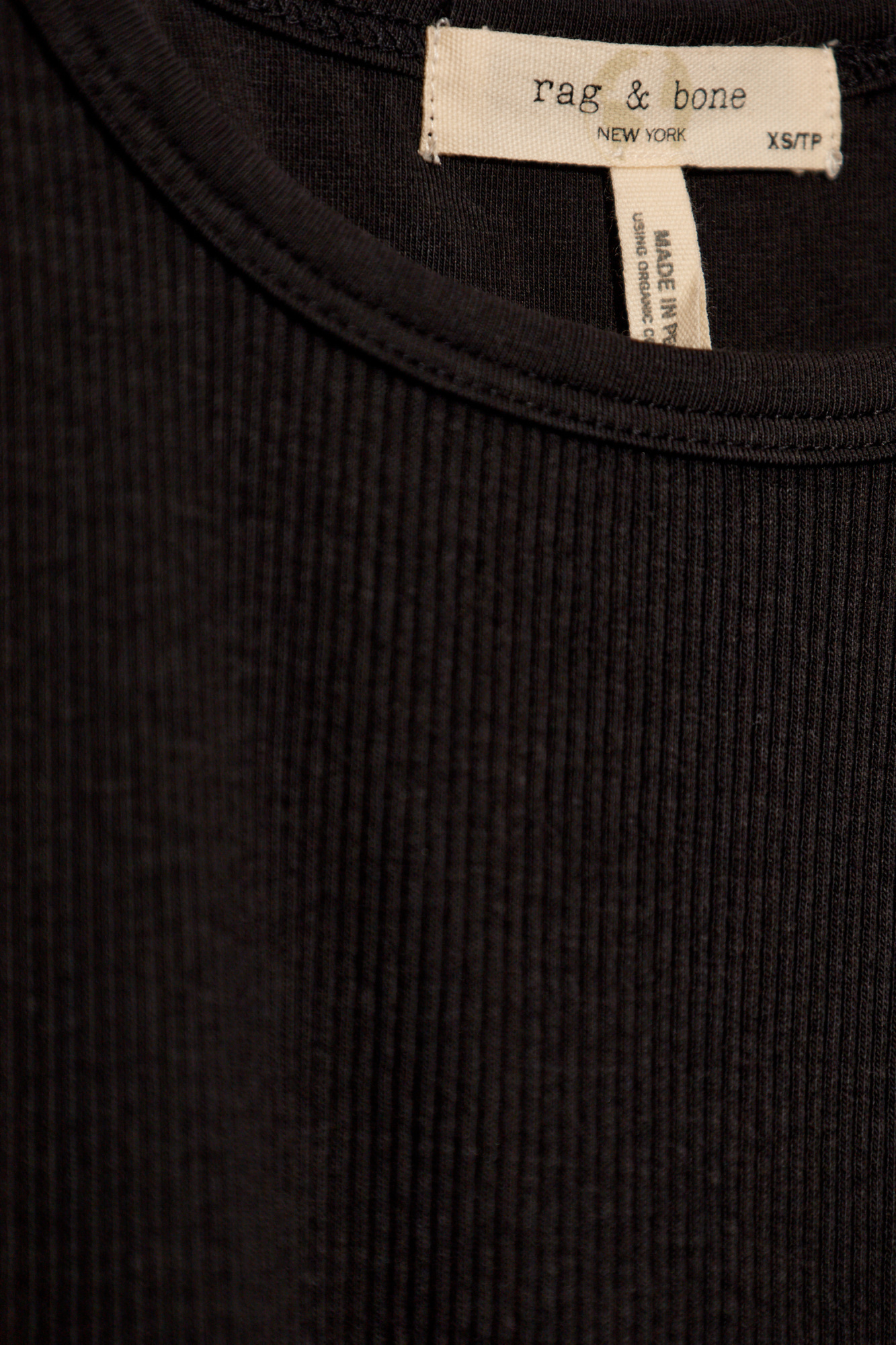 Rag & Bone Women's The Essential Rib-knit String Tank Maxi Dress In Black