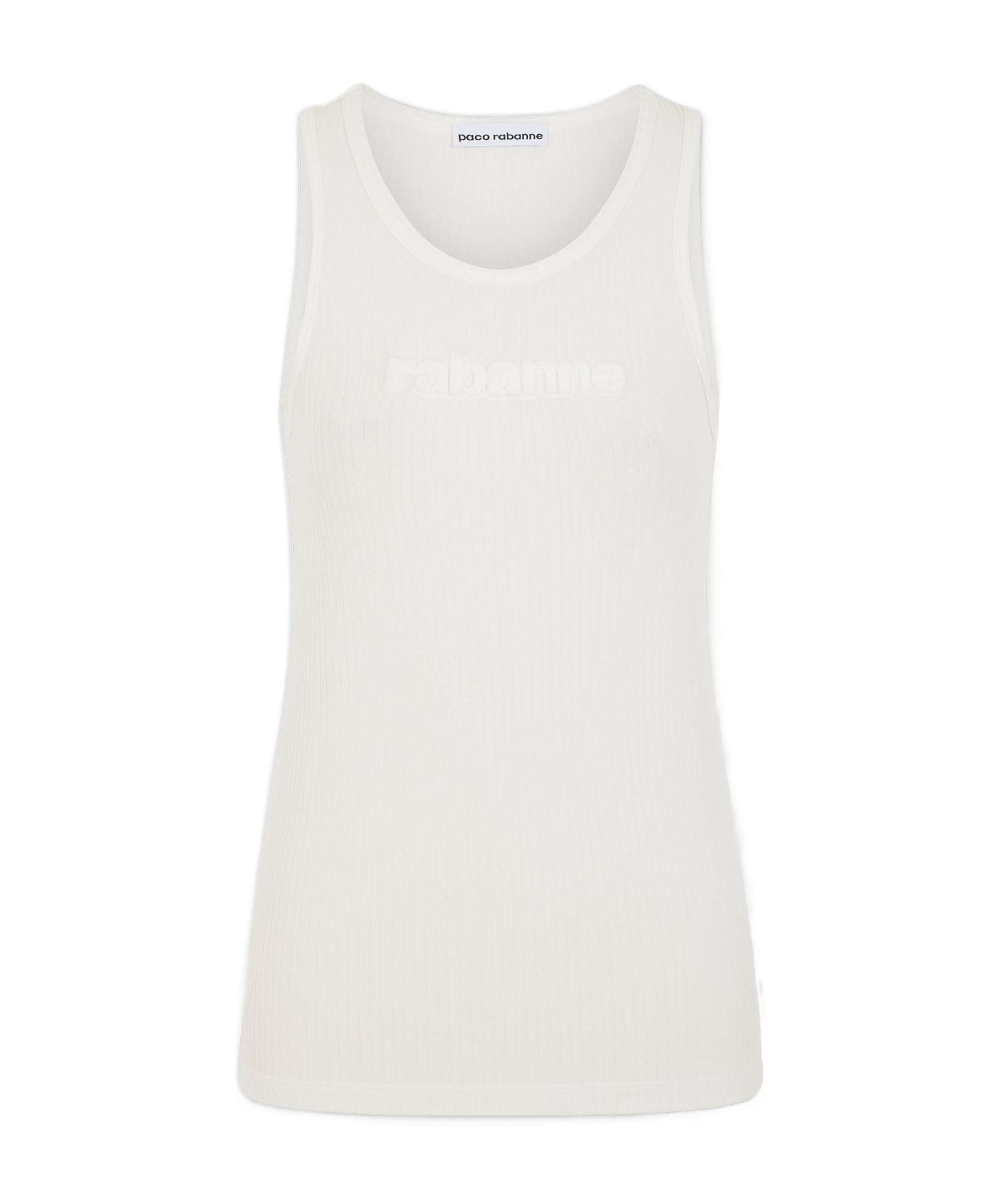RABANNE LOGO-APPLIQUÉ TANK TOP