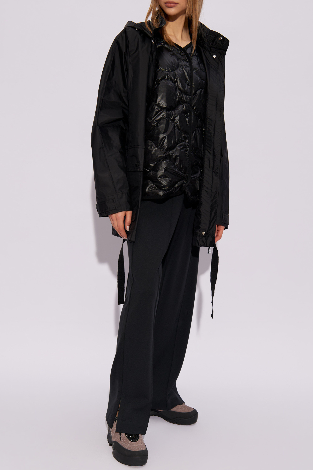 Moncler Celeno Zip-up Jacket In Black