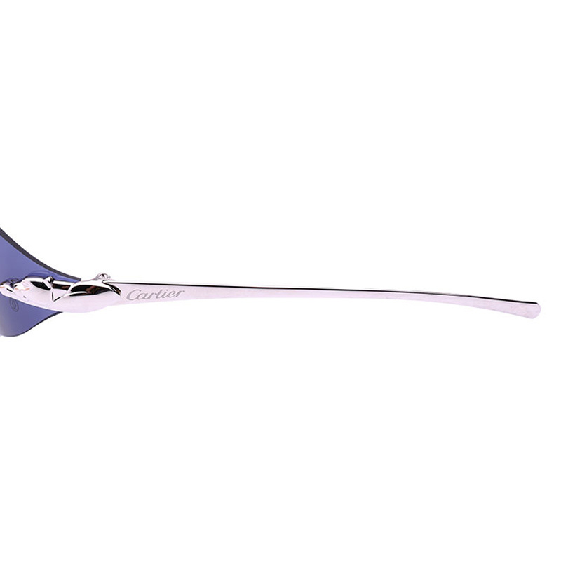 Cartier Logo Sunglasses In Purple