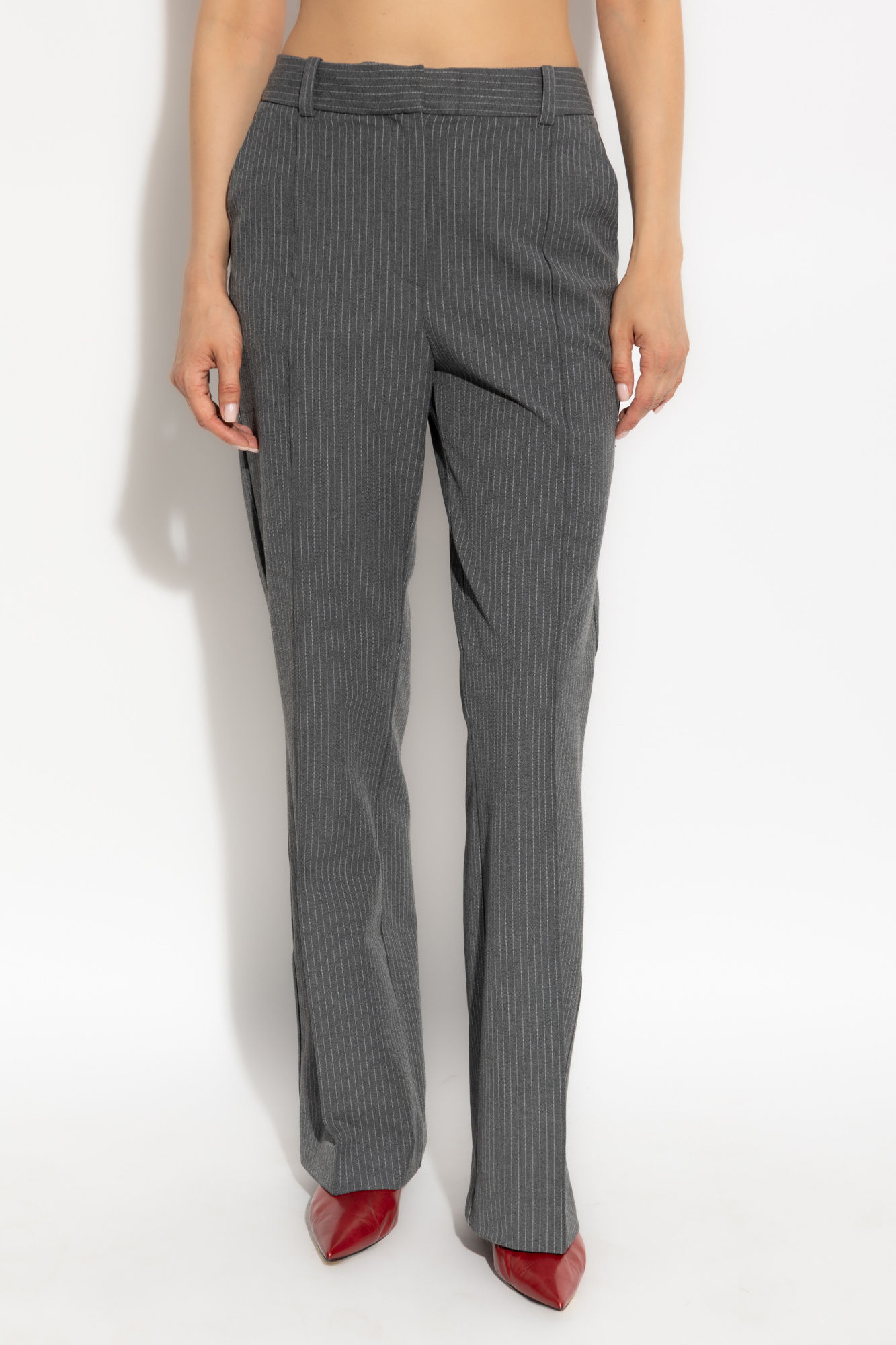 Samsoe & Samsoe Belt Loops Slacks In Black