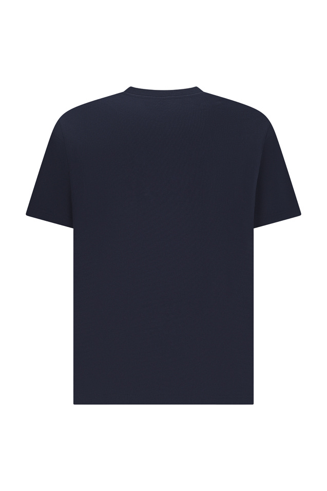 Givenchy Black Crewneck T-shirt With Logo Patch On The Front In Cotton Man