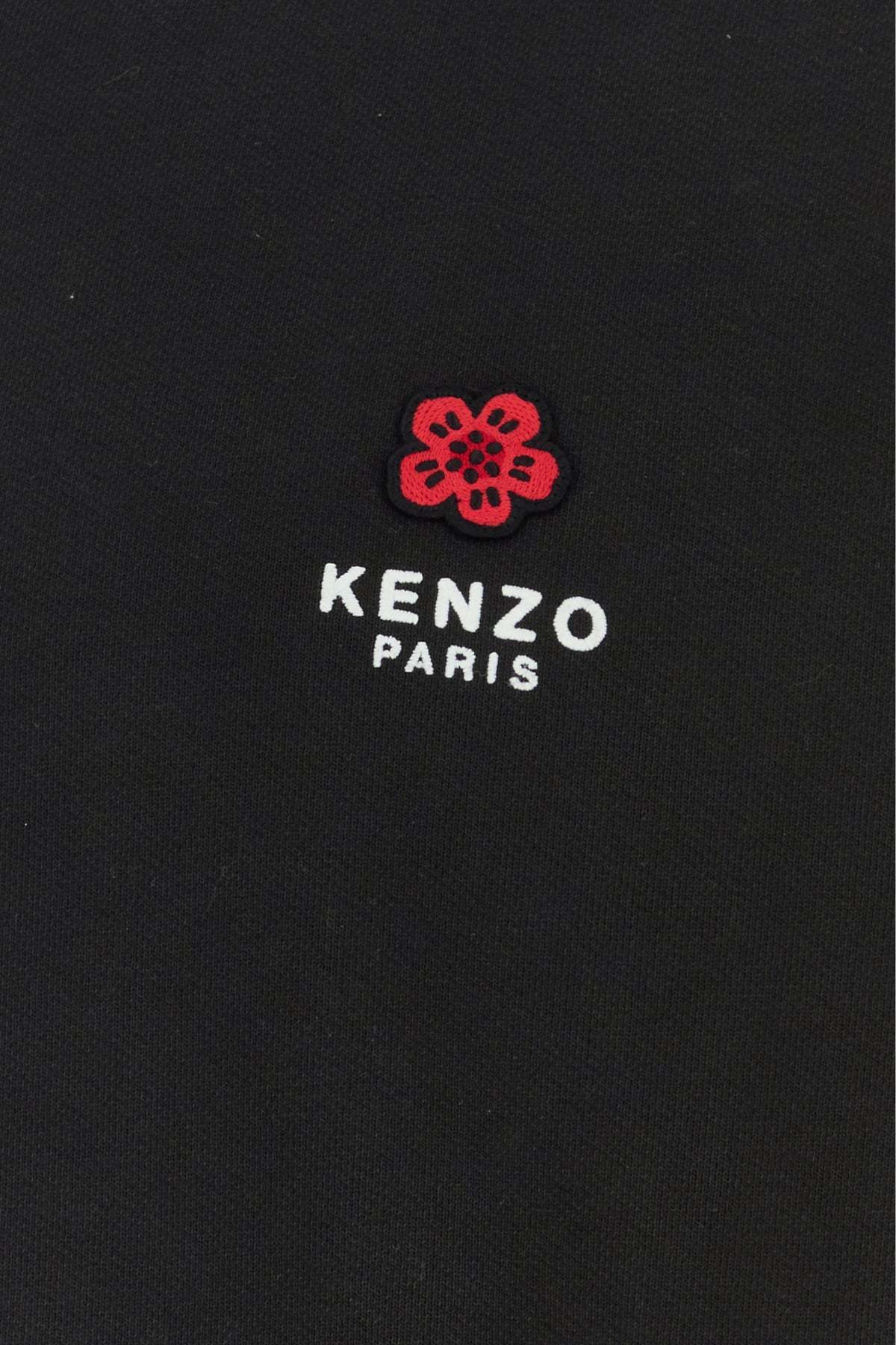 Kenzo Hoodie Boke Flower In Black