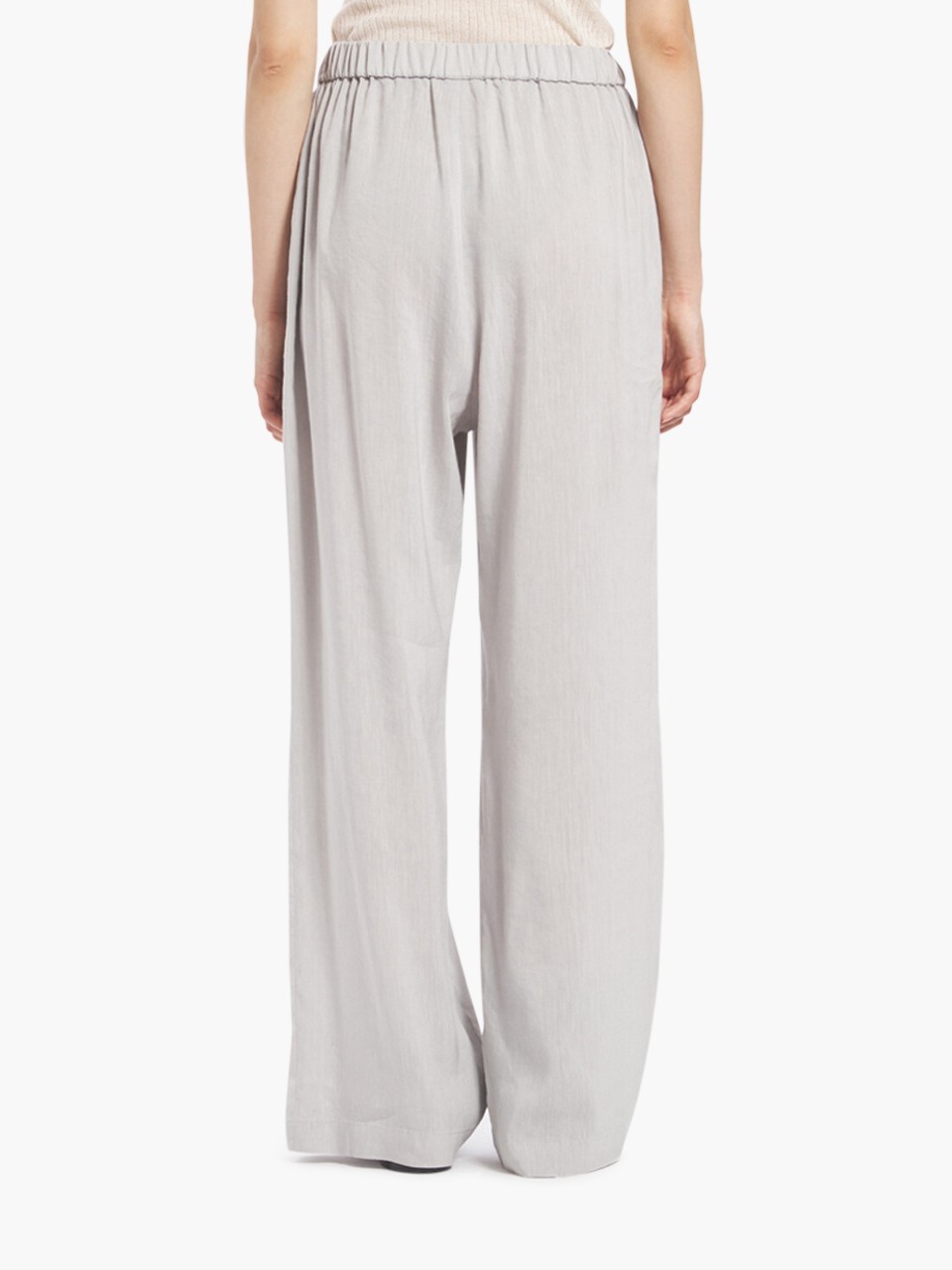 Barena Venezia Elastic Waist Casual Pants In White