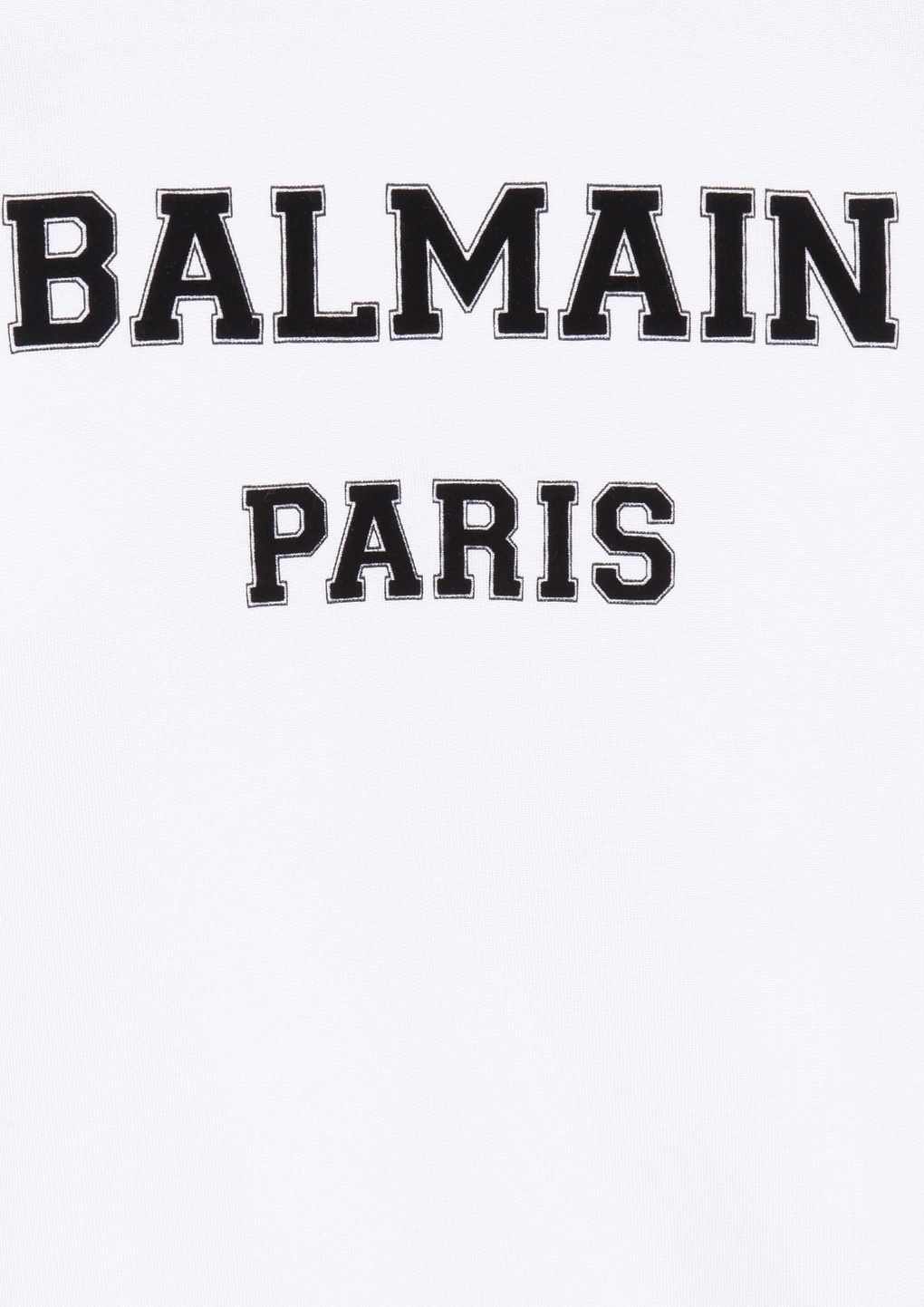 Balmain Long-sleeved Sweater In White