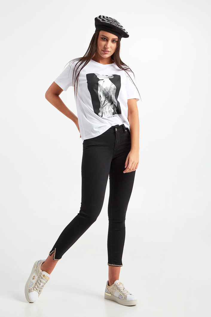 EMPORIO ARMANI ROUND-NECKED LOGO T-SHIRT 