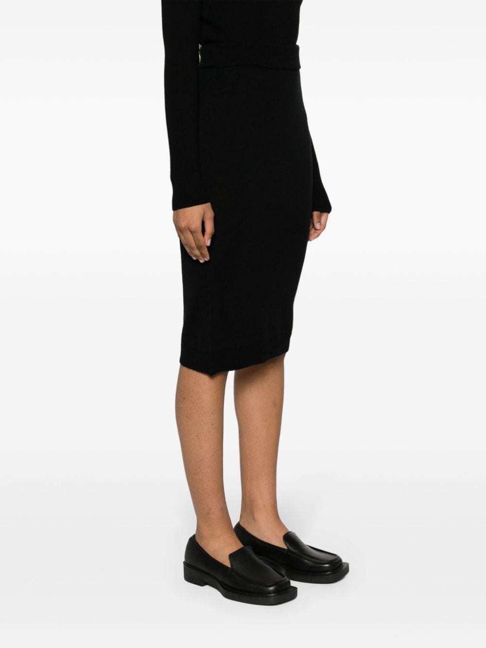 Vivienne Westwood Bea Orb-embroidered Knitted Skirt In Black