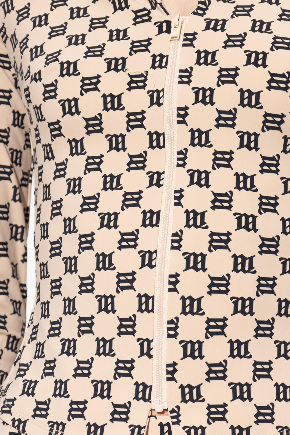 Misbhv Monogram-print Zip-up Top