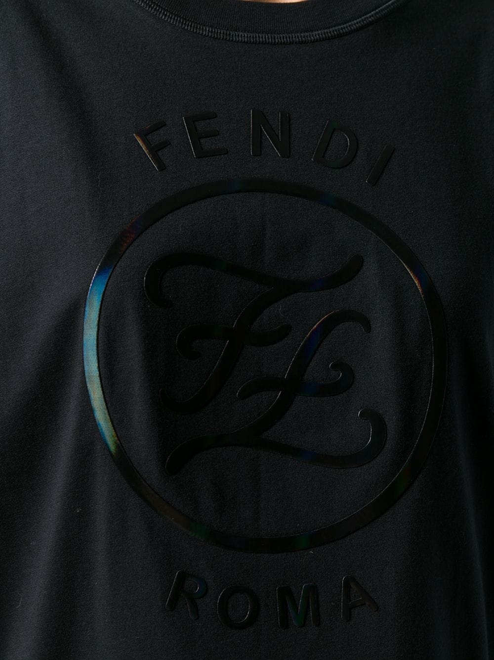 FENDI FRONT LOGO T-SHIRT