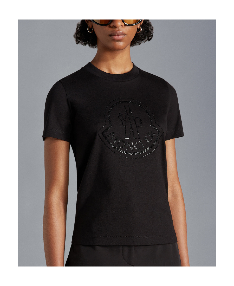 Moncler Short-sleeve T-shirt In Black