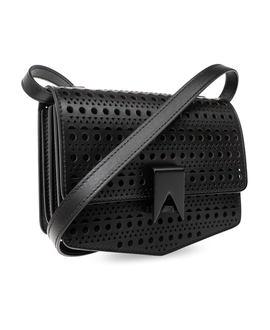 ALAÏA SMALL LE PAPA LEATHER BAG 