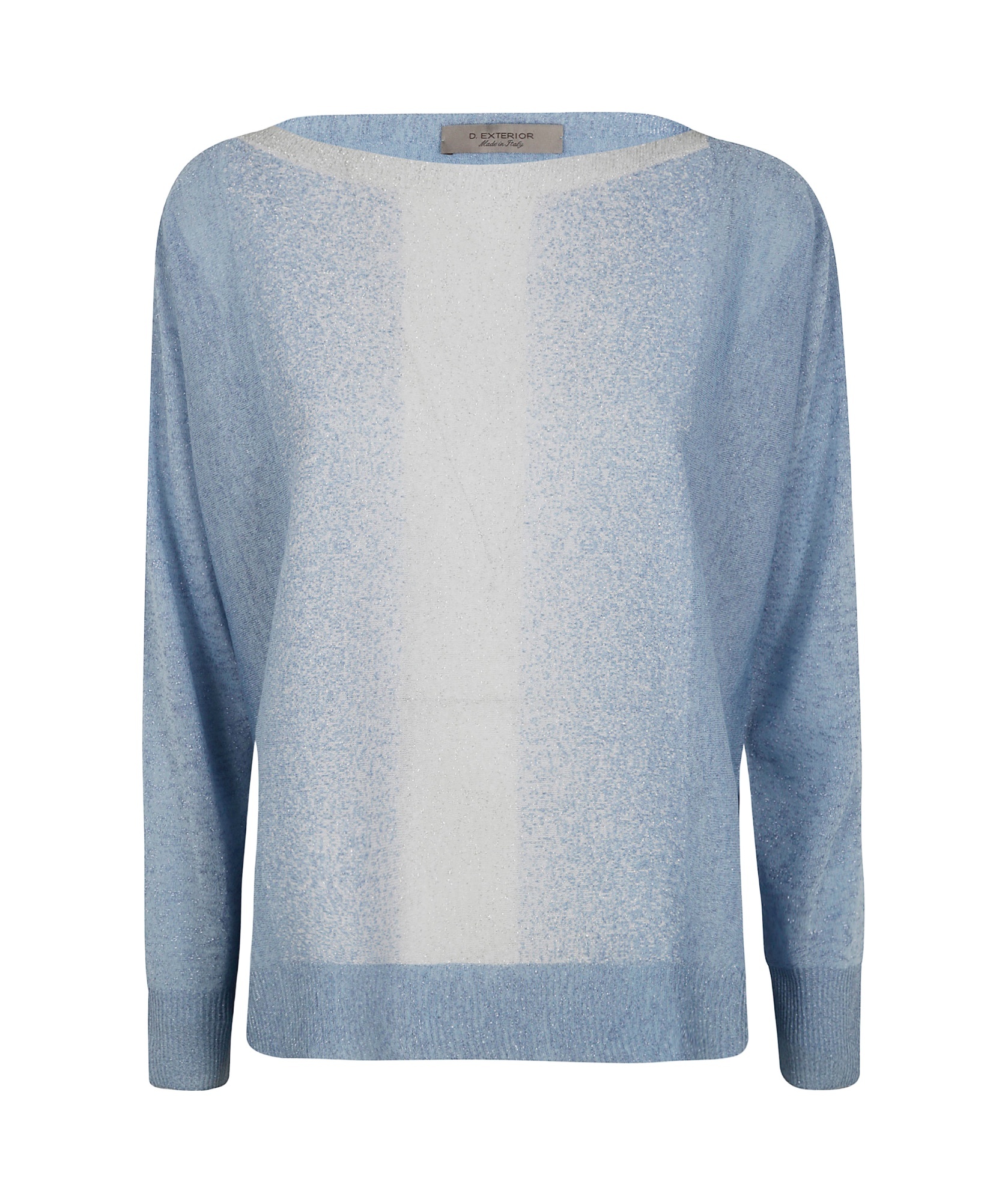 D Exterior D.exterior Gradient Knit Pullover In Blue