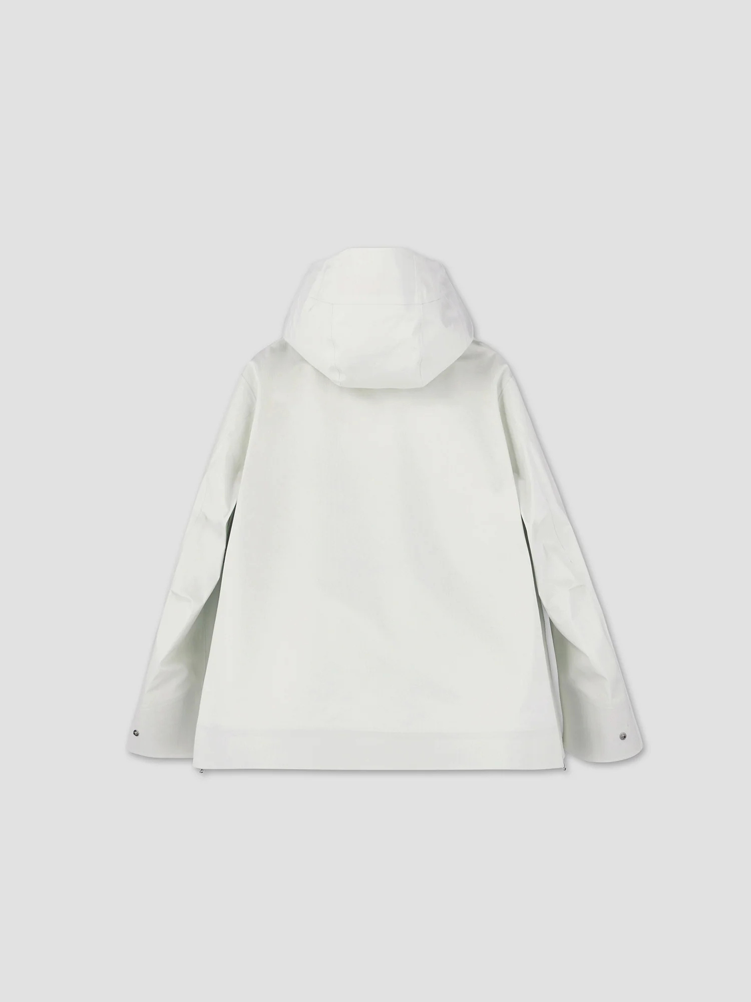 Goldwin Oamc Hooded Zip-front Jacket In White