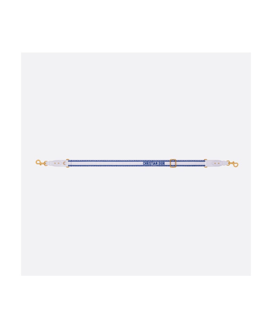 Dior Adjustable Shoulder Strap In Blue