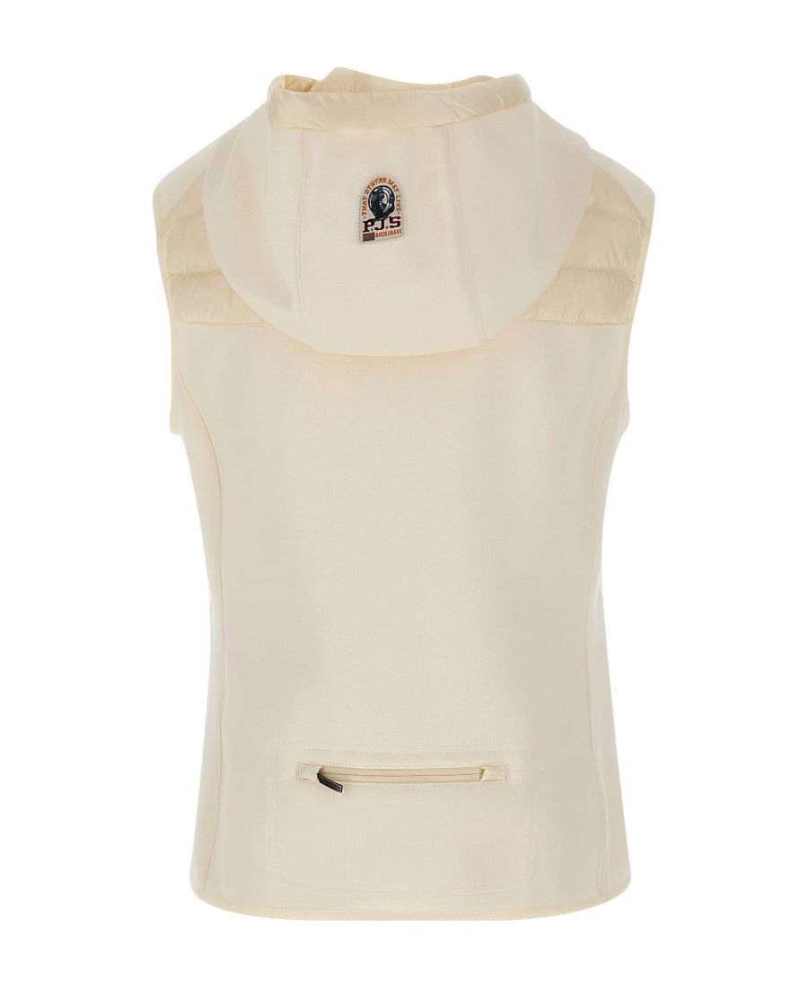 Parajumpers Zipper Down Vest In Nude