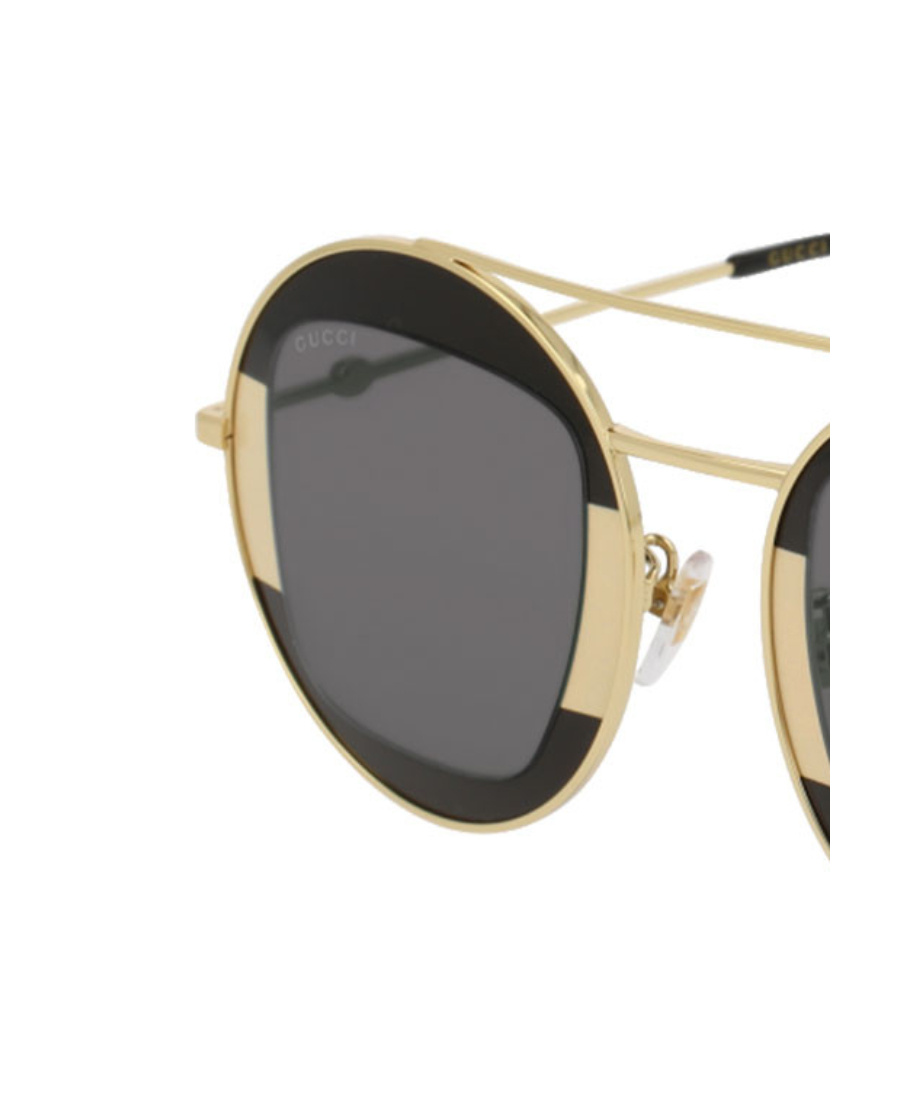Gucci Round Metal Sunglasses In Gray