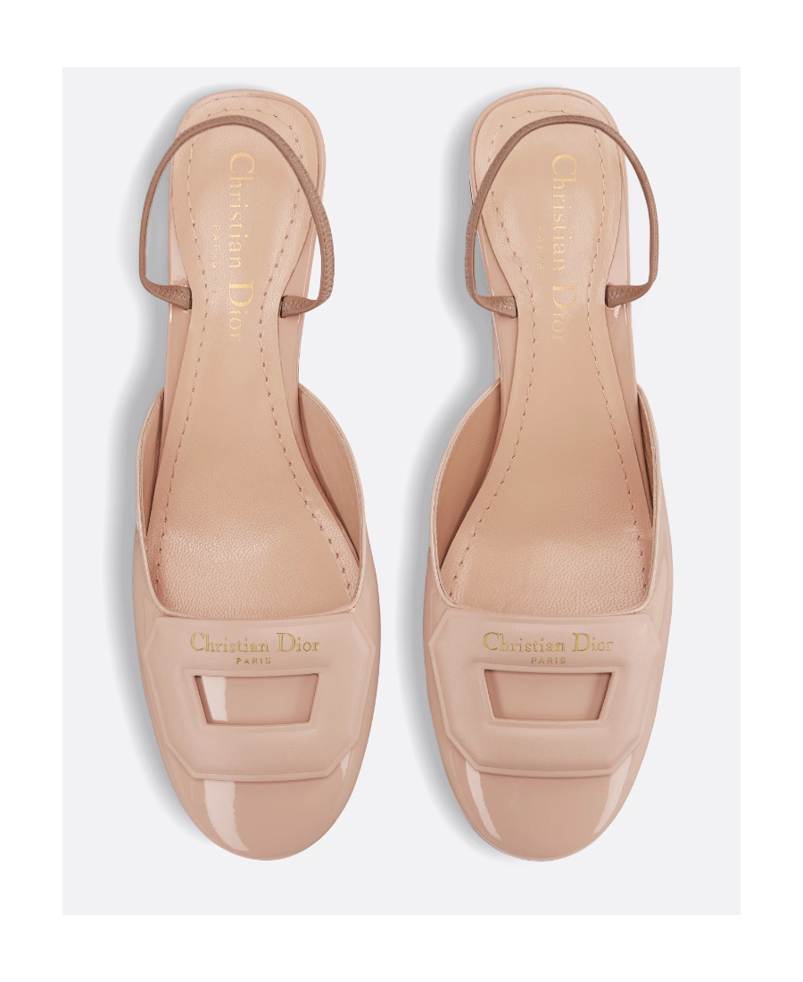 Shop Dior Day Slingback Flat In Pink