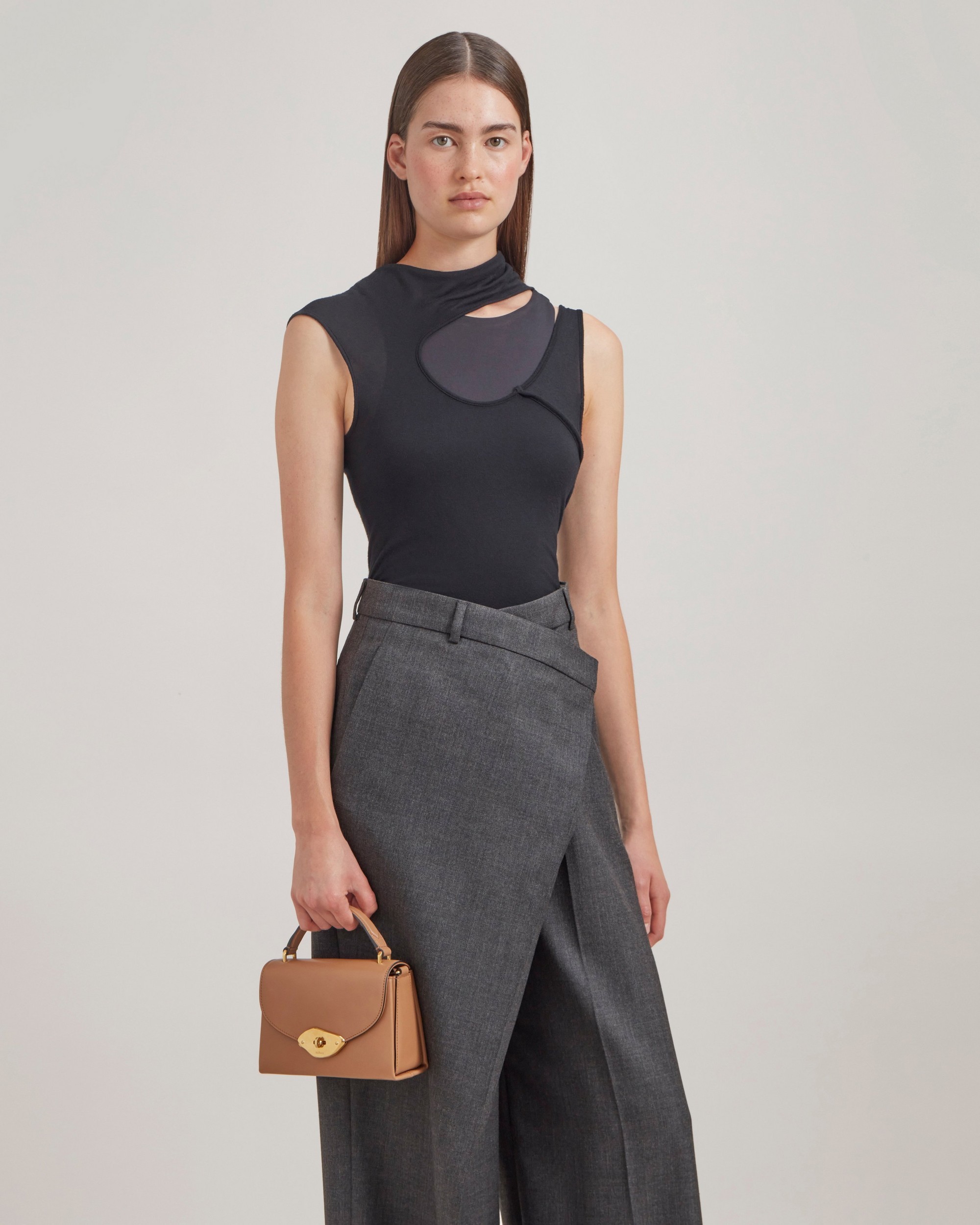 Mulberry Small Lana Top Handle Crossbody Bag In Brown