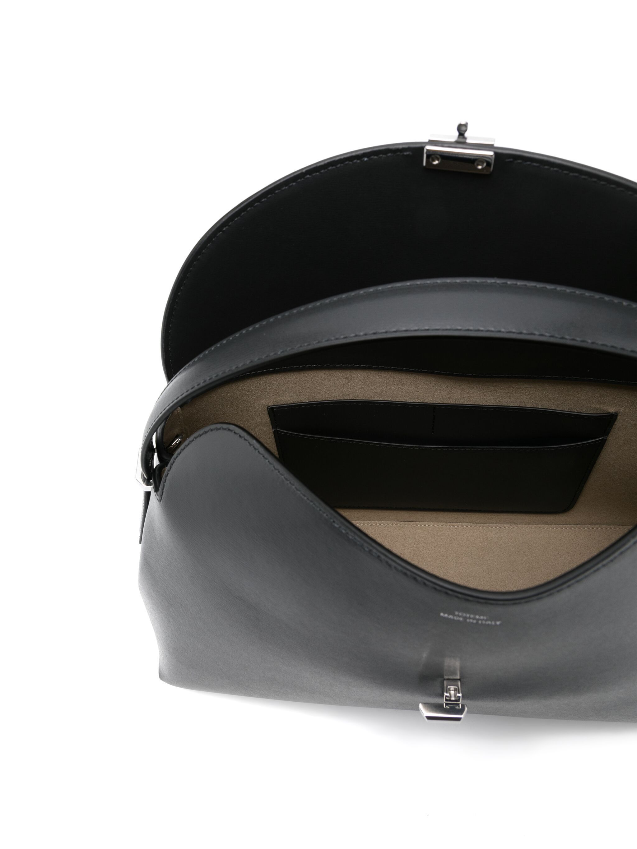 Totême T-lock Top Handle Shoulder Bag In Black