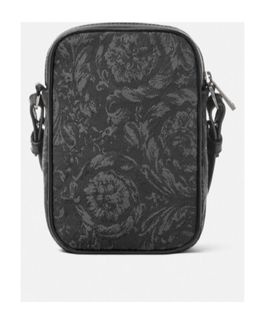 Versace Barocco Athena Crossbody Bag In Black