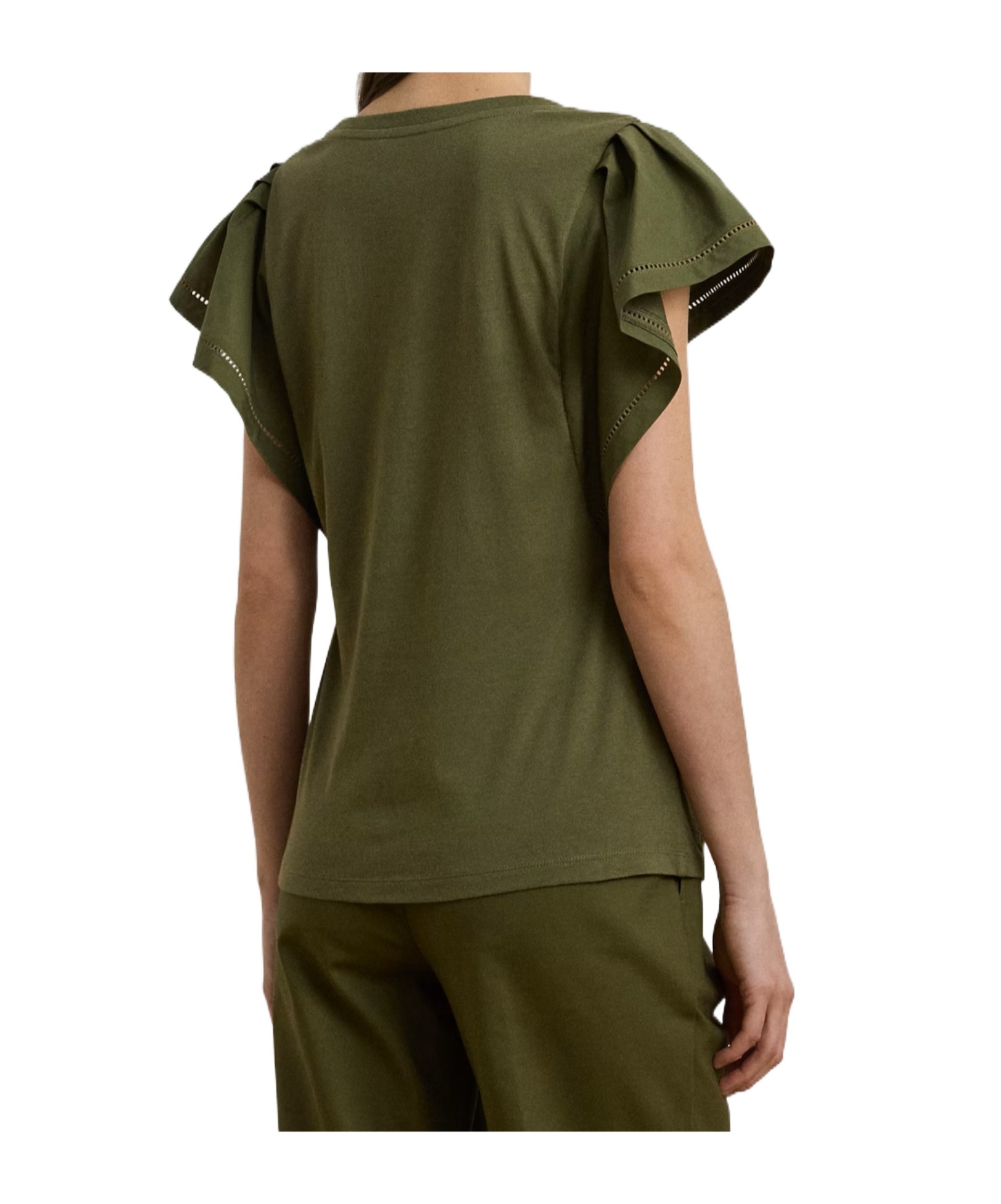 Ralph Lauren Bresha Short Sleeve T Shirt In Green